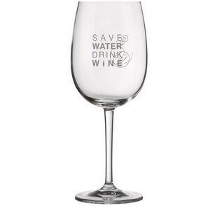 Rotweinglas "save water drink wine"
